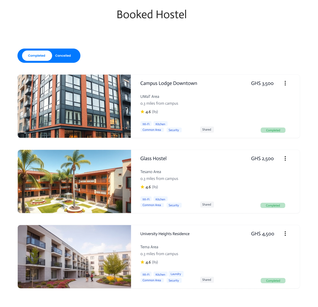 MYHOSTELONLINE — screen 2